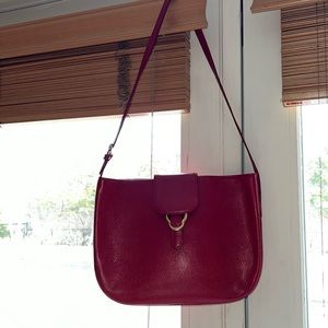 Red Bally crossbody bag